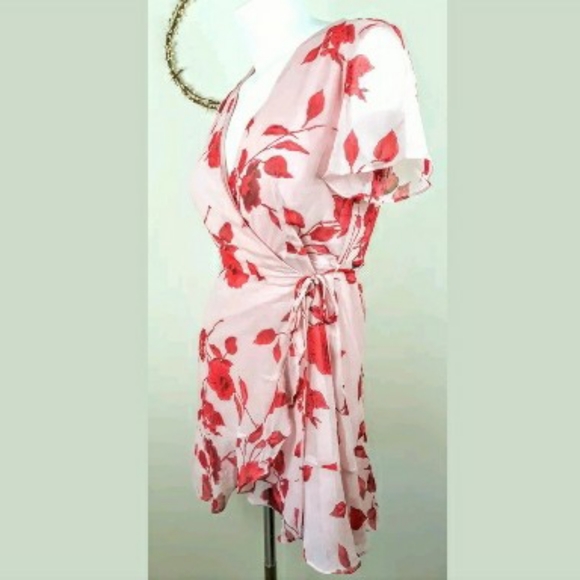 all in favor isabella wrap dress